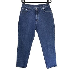 Lee Riveted Y2K High‑Waisted Straight Leg Jeans – Size 16M, Mom Style